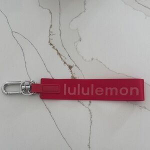 Lululemon Red Keychain